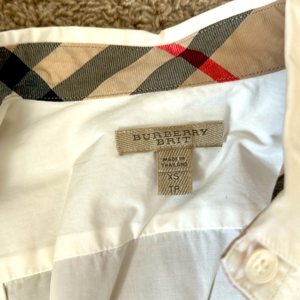 Woman’s Burberry shirt